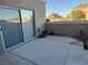 Spacious patio with sliding glass doors and mountain views at 3205 Mystic Ridge Ct, Las Vegas, NV 89129