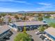 Overhead shot of The Lakes Lounge and surrounding commercial area with lake views and mountain backdrop at 3305 Cutty Sark St, Las Vegas, NV 89117