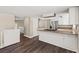 Kitchen with stainless steel appliances, granite countertops, and white cabinets at 3305 Cutty Sark St, Las Vegas, NV 89117