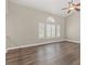 Bright living room with vaulted ceilings and wood floors at 3305 Cutty Sark St, Las Vegas, NV 89117