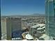 Wide city view showcasing the skyline, the Monte Carlo resort hotel complex and surrounding landscape from a high-rise building at 3722 Las Vegas Blvd # 3209, Las Vegas, NV 89158