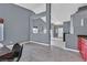 Dining area with view of the living room and kitchen at 3757 Grand Viewpoint Ct, Las Vegas, NV 89147