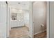 Bright bathroom featuring a double sink vanity and modern fixtures at 3770 S Rosy Carina Pl, Henderson, NV 89052