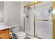 Clean bathroom with a shower and toilet at 700 Carnegie St # 4812, Henderson, NV 89052