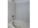 Clean bathroom with a bathtub and shower at 7155 Steele Canyon St, Las Vegas, NV 89118