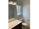 Bathroom with bathtub, toilet and vanity with countertop at 7155 Steele Canyon St, Las Vegas, NV 89118