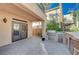 Outdoor kitchen, patio, and built-in BBQ in backyard at 752 Golden Sedum Dr, Henderson, NV 89011