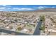 Aerial view of a neighborhood with single Gathering homes at 7912 Rushmore Ave, Las Vegas, NV 89131