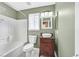 Bathroom with a shower and uniquely decorated vanity at 8201 Lake Isle Ct, Las Vegas, NV 89145