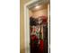 Walk-in closet with ample hanging space for clothes and extra storage at 8203 Heather Rock Ct, Las Vegas, NV 89117