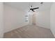 Spacious bedroom featuring a ceiling fan and walk-in closet at 9062 Lucky Crest St, Las Vegas, NV 89113