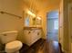 Bathroom with wood flooring and granite vanity at , Henderson, NV 89014