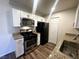 Modern kitchen featuring stainless appliances, granite countertops, and white cabinets at , Henderson, NV 89014