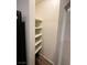 This pantry has wooden floors and built in shelving at , Henderson, NV 89014