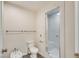 Neat and tidy full bathroom with toilet and shower at , Las Vegas, NV 89109