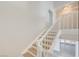 Bright staircase features fresh white paint and leads to the home's main living area at , Las Vegas, NV 89109