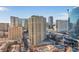 An exceptional, high-rise view overlooking a bustling city at 135 E Harmon Ave # 2601&2603, Las Vegas, NV 89109