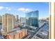 Wide city view showcasing impressive high-rise buildings and busy streets in a vibrant urban environment at 135 E Harmon Ave # 2601&2603, Las Vegas, NV 89109