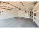 The spacious garage offers ample room for parking and storage at 1424 Desert Hills Dr, Las Vegas, NV 89117