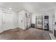 Inviting living room featuring neutral tones, a fireplace, and ample natural light at 1800 Edmond St # 108, Las Vegas, NV 89146