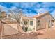 Spacious backyard with low-maintenance desert landscaping and access to home at 2153 Hookcross Cir, Henderson, NV 89074