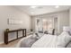 View of the main bedroom showcasing a sitting area and a console table at 2401 Rockford St, Las Vegas, NV 89134