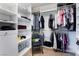 Organized walk-in closet with ample shelving and hanging space at 306 Treehouse Ct, Henderson, NV 89012