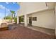 Covered back patio provides cool shade. Low maintenance yard at 4200 Topsider St, Las Vegas, NV 89129