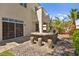 Custom outdoor grill and covered patio create the perfect outdoor cooking and dining area at 4200 Topsider St, Las Vegas, NV 89129