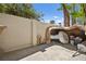 Unique covered pool storage area with plenty of room for floats and supplies at 4200 Topsider St, Las Vegas, NV 89129