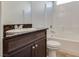 Bathroom featuring a vanity with a sink and a shower-tub combination at 4626 Lime Straight Dr, Las Vegas, NV 89115