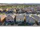 Aerial view of a well-maintained neighborhood with lush green spaces at 500 Via Stretto Ave, Henderson, NV 89011