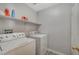 Convenient laundry room with washer and dryer hookups at 5205 Mantua Ct, Las Vegas, NV 89130