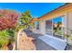 Back patio with a sliding glass door at 7232 Vista Bonita Dr, Las Vegas, NV 89149