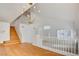 Bright dining area with hardwood floors and a chandelier at 7337 Tealwood St, Las Vegas, NV 89131