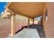 Covered patio with access to the backyard at 7337 Tealwood St, Las Vegas, NV 89131