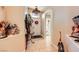 Bright and spacious entryway with decorative accents at 7666 Rainbow Cove Dr, Las Vegas, NV 89131