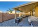 Covered patio perfect for outdoor relaxation and entertaining at 7666 Rainbow Cove Dr, Las Vegas, NV 89131