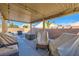 Covered patio perfect for outdoor relaxation and entertaining at 7666 Rainbow Cove Dr, Las Vegas, NV 89131