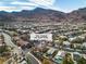 Aerial view of the home and neighborhood, showcasing its desirable location with mountain views at 790 Tossa De Mar Ave, Henderson, NV 89002