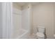 Bathroom featuring a tub-shower combo with white subway tile and white shower curtain at 864 Firestone Ledge Ave, Henderson, NV 89012