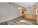 Dining room with wood floors and plenty of natural light from the window at 9995 Yellow Canary Ave, Las Vegas, NV 89117