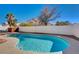 Backyard pool is perfect for summertime fun and relaxation at 9995 Yellow Canary Ave, Las Vegas, NV 89117