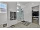 Clean bathroom showcases shower with transparent glass door and tile surround at 136 Mosso Niente Pl, Henderson, NV 89011