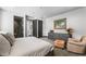 Serene primary bedroom featuring a walk-in closet and artful furnishings at 1786 Diamond Rim Ct, Henderson, NV 89012