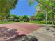 Outdoor basketball court with mature trees and blue sky at 1851 Hillpointe Rd # 2124, Henderson, NV 89074