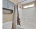 Bathroom with a shower and tub combination at 2737 Sunrise Day Ct, Las Vegas, NV 89142