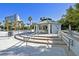 Inviting poolside pavilion featuring shaded seating, landscaped surroundings, and ample space for gatherings at 322 Karen Ave # 1101, Las Vegas, NV 89109