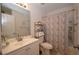 Well-appointed bathroom with a shower, toilet, and vanity at 3561 Arville St # 801B, Las Vegas, NV 89103