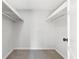 Large walk-in closet with double rods and neutral carpeting at 465 Federal St, Henderson, NV 89015